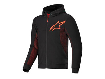 ALPINESTARS Chrome Air Sport Hoodie Black Red Fluo