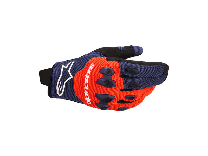 ALPINESTARS Pro-Dura Gloves Navy Hot Orange White click to zoom image