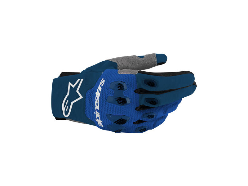 ALPINESTARS Pro-Dura Gloves Navy Bright Blue White click to zoom image