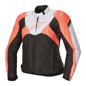 ALPINESTARS Stella T-Jaws V4 WP Jacket Black Ice Grey Fluo Coral 