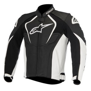 ALPINESTARS Jaws Leather Jacket Blk/Wht 