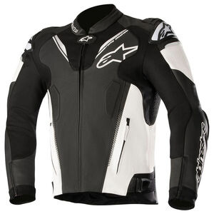 ALPINESTARS Atem V3 Leather Jacket Black White 