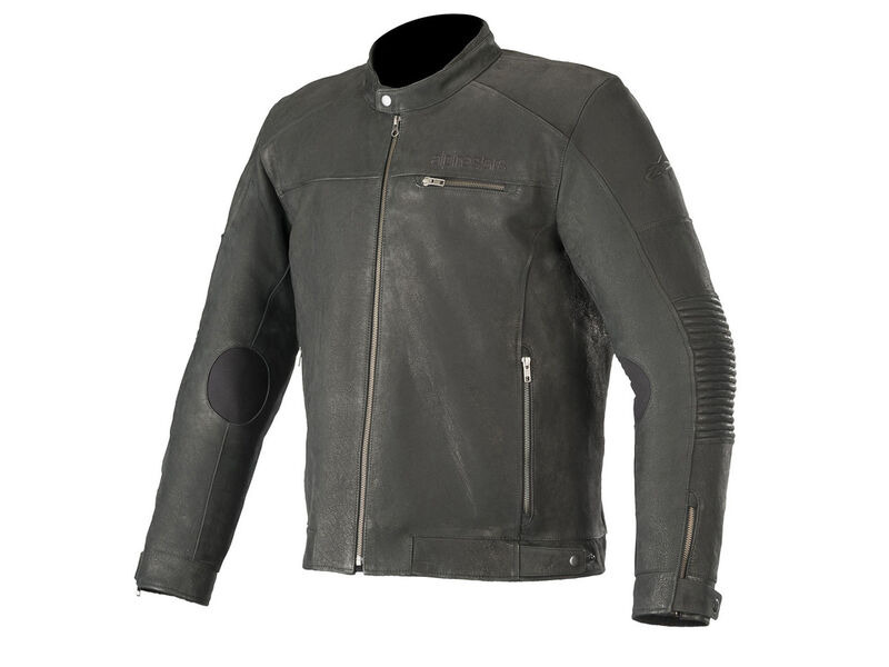 ALPINESTARS Warhorse Leather Jacket Black click to zoom image