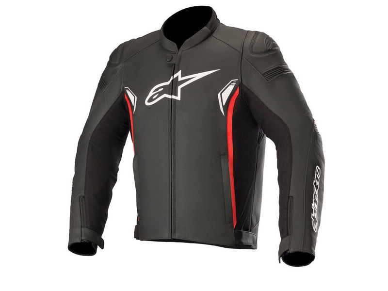 ALPINESTARS Sp-1 V2 Leath Jckt Blk/Bright Red click to zoom image