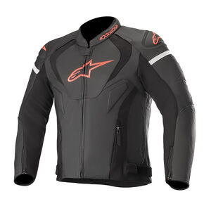 ALPINESTARS Jaws V3 Leath Jckt Blk/R/Fluo 