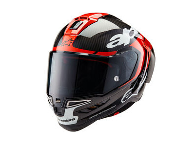 ALPINESTARS Alpine Supertech R10 Element Ece06/Fim Blk Carb Bright R/W GL