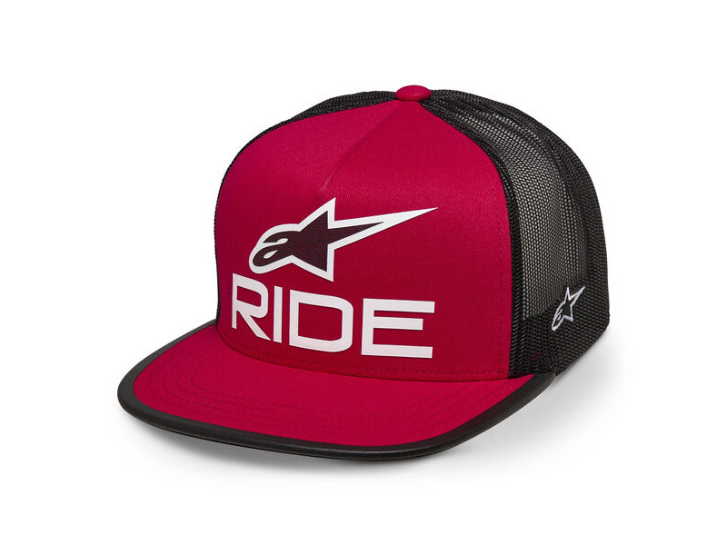 ALPINESTARS Ride 4.0 Trucker Hat Red Black White click to zoom image