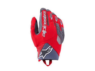 ALPINESTARS Durack Gloves Bright Red Mid Grey