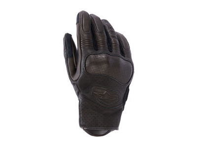 ALPINESTARS Mustang V3 Leather Gloves Dark Brown Black