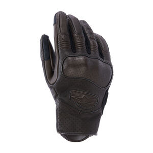 ALPINESTARS Mustang V3 Leather Gloves Dark Brown Black 