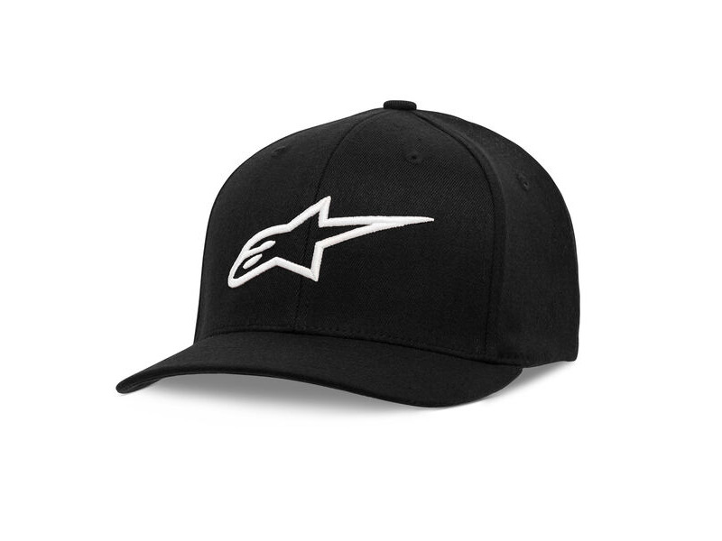ALPINESTARS Ageless Snapback Hat Black White click to zoom image