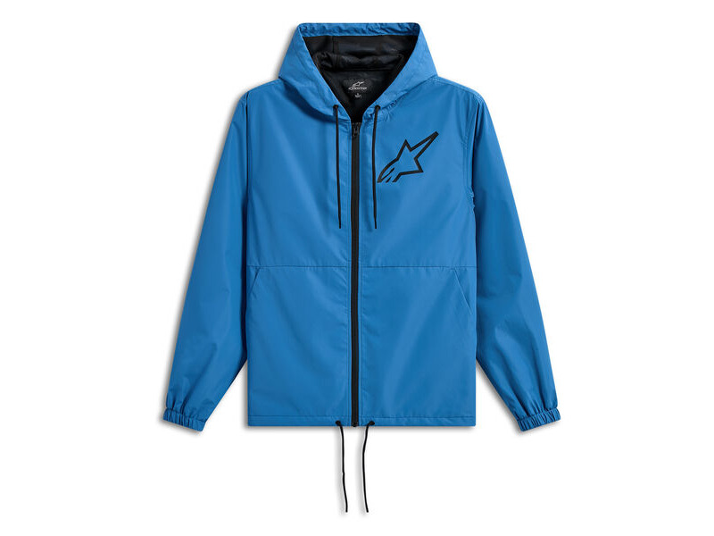ALPINESTARS Speeder Chromium Windbreaker Jacket Blue Black click to zoom image