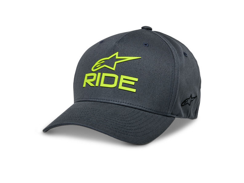 ALPINESTARS Ride Sonic Hat Charcoal Hi Vis Yellow click to zoom image