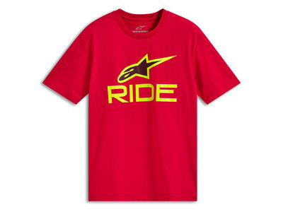 ALPINESTARS Ride 4.0 CSF Tee Red Hi Vis Yellow Black