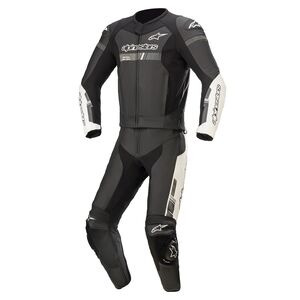 ALPINESTARS Gp Force Chaser Leather Suit 2 Pc Black White 