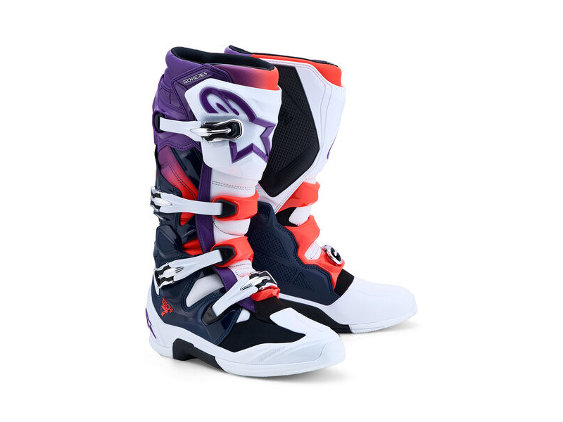ALPINESTARS Tech 7 - Purple White Dk Blue Red Fluo click to zoom image