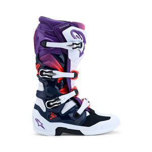 ALPINESTARS Tech 7 - Purple White Dk Blue Red Fluo click to zoom image