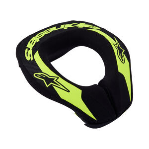 ALPINESTARS Sequence Youth Neck Roll - Black Light Gray Purple S/M Yellow Flo,Black click to zoom image
