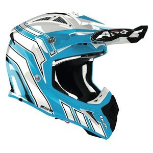 AIROH Aviator Ace Art Azure Gloss 