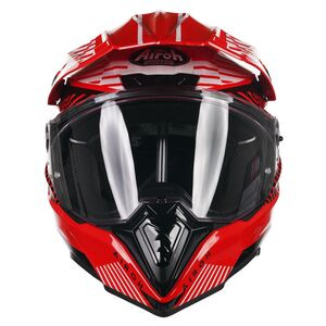 AIROH Commander Adventure Helmet - 'Boost Red' (Gloss) click to zoom image