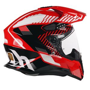 AIROH Commander Adventure Helmet - 'Boost Red' (Gloss) click to zoom image