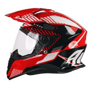 AIROH Commander Adventure Helmet - 'Boost Red' (Gloss) click to zoom image