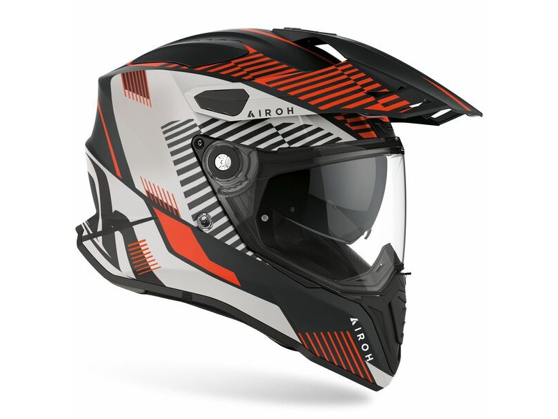 AIROH Commander Adventure Helmet - 'Boost Orange' (Matt) click to zoom image