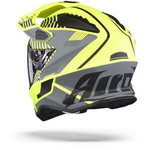 AIROH Commander Adventure Helmet - 'Boost' Neon Yellow Matt click to zoom image