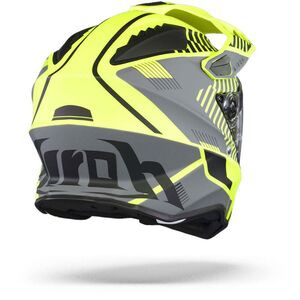 AIROH Commander Adventure Helmet - 'Boost' Neon Yellow Matt click to zoom image