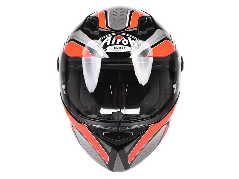 AIROH Movement S Full Face Steel Orange Gloss click to zoom image