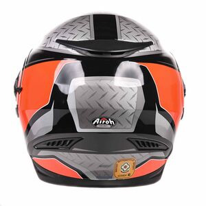AIROH Movement S Full Face Steel Orange Gloss click to zoom image