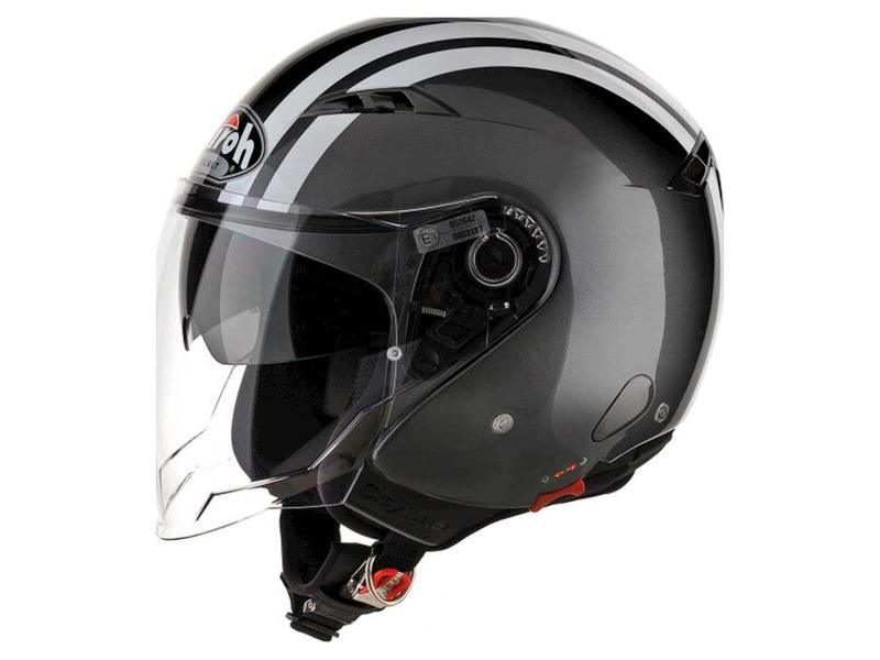 AIROH City One Jet Flash Anthracite Gloss click to zoom image