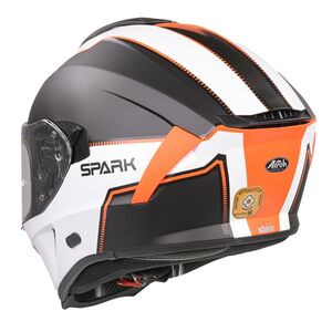 AIROH Spark Flow Orange Matt click to zoom image