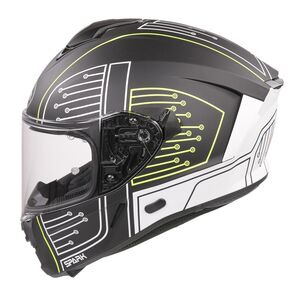 AIROH Spark Flow Black Circuit Matt click to zoom image