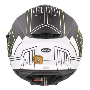 AIROH Spark Flow Black Circuit Matt click to zoom image