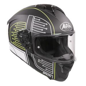 AIROH Spark Flow Black Circuit Matt click to zoom image