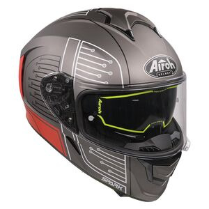 AIROH Spark Flow Red Circuit Matt click to zoom image