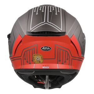 AIROH Spark Flow Red Circuit Matt click to zoom image
