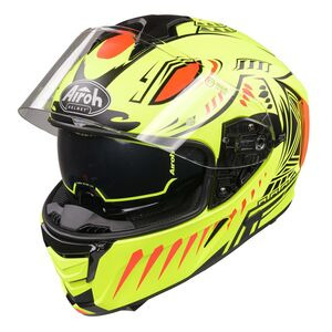AIROH Spark Flow Matt Yellow Fluro Vibe click to zoom image