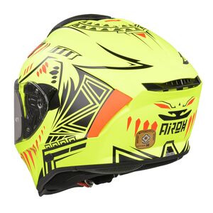 AIROH Spark Flow Matt Yellow Fluro Vibe click to zoom image