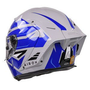 AIROH GP550S Full Face Wander Blue Gloss click to zoom image