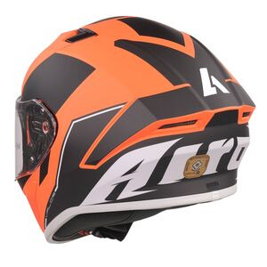 AIROH Valor Full Face Matt Wings Orange click to zoom image