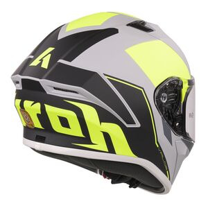 AIROH Valor Full Face Matt Wings Flouro Yellow click to zoom image