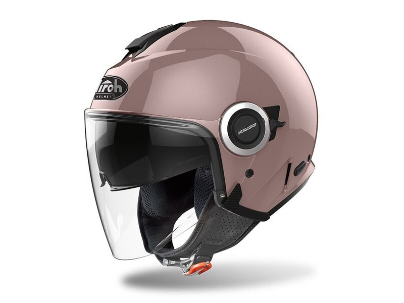 AIROH Helios Urban Jet Helmet - Metalllic Rose click to zoom image