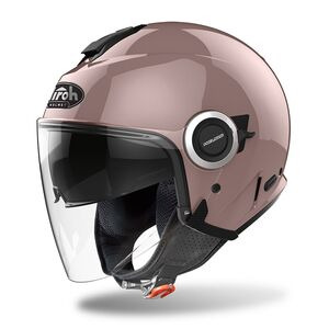 AIROH Helios Urban Jet Helmet - Metalllic Rose 