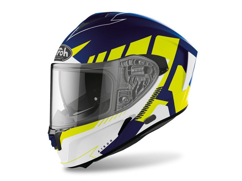 AIROH Spark Rise Blue/Yellow Matt click to zoom image