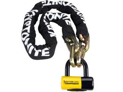 KRYPTONITE New York Fahgettaboudit chain andchain and NY disc lock 150 cm