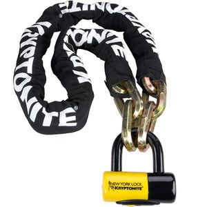 KRYPTONITE New York Fahgettaboudit chain andchain and NY disc lock 150 cm 