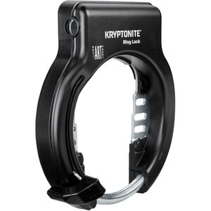 KRYPTONITE Ring Lock with plug in capability - non retractable (Sold Secure silver) 