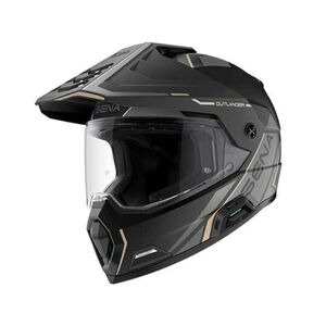 SENA Outlander Smart Dual Sport Helmet w Mess Comms Matt Black 